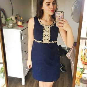 Lilly Pulitzer Navy shift dress